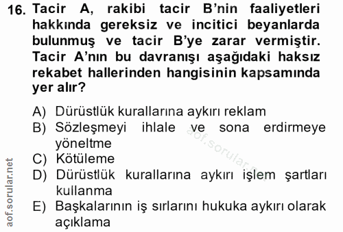 Soru 16