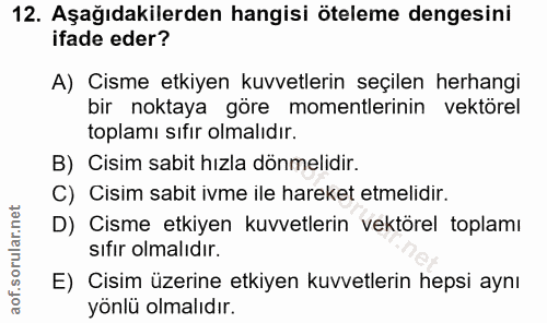 Soru 12