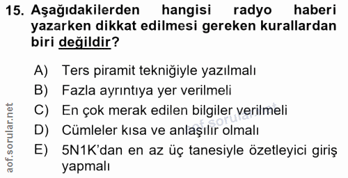 Soru 15