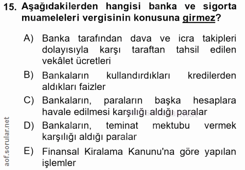 Soru 15