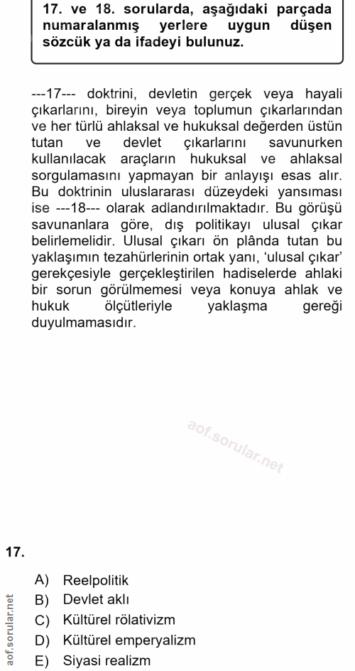 Soru 17
