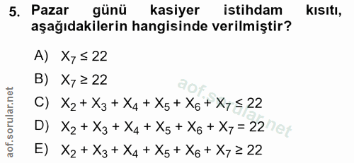 Soru 5