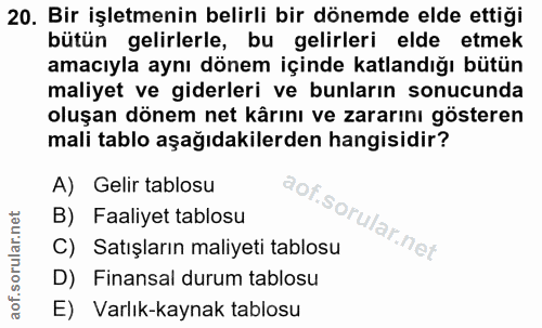 Soru 20
