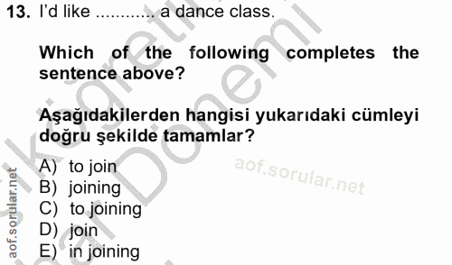 Soru 13