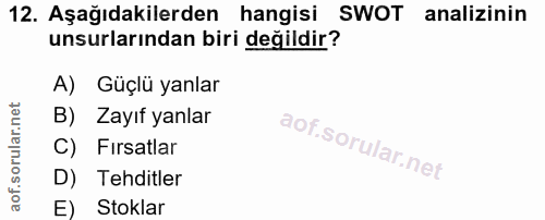 Soru 12