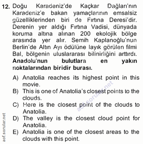 Soru 12