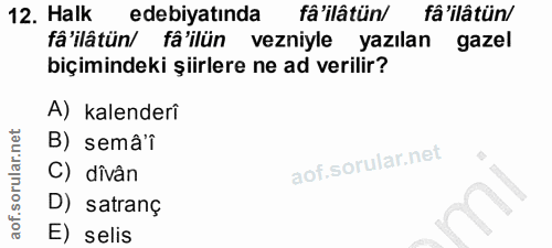 Soru 12