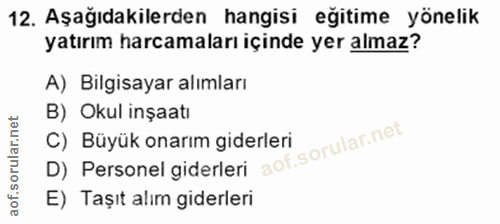 Soru 12