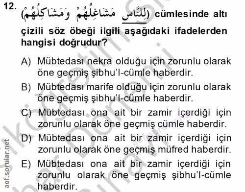 Soru 12