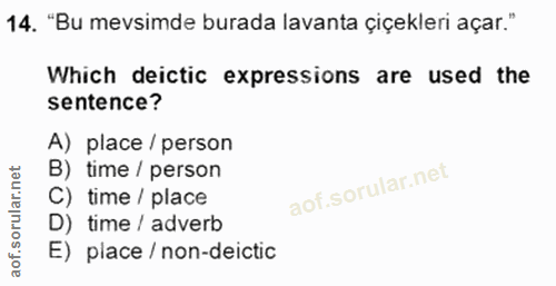 Soru 14