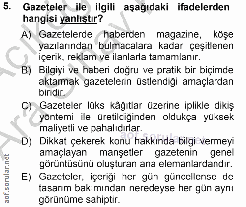 Soru 5