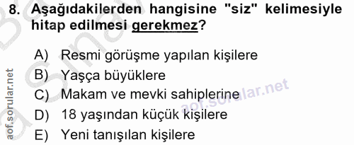 Soru 8