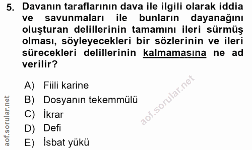 Soru 5