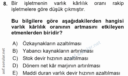 Soru 8