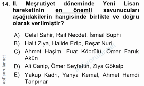 Soru 14