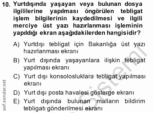 Soru 10