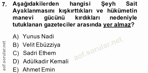 Soru 7