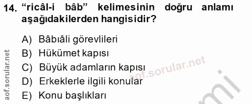 Soru 14
