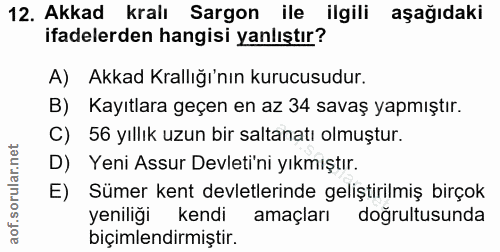 Soru 12