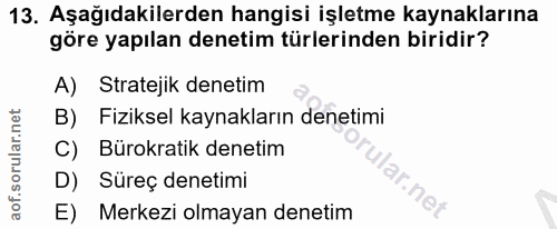 Soru 13