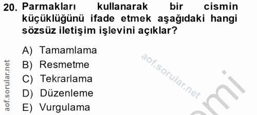 Soru 20