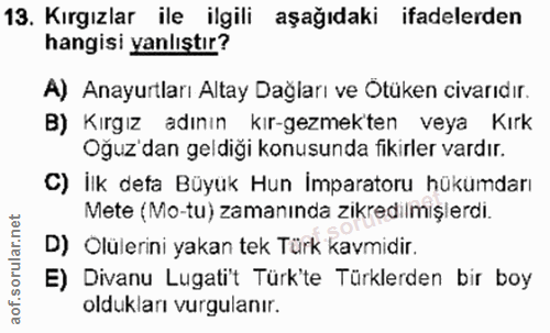 Soru 13