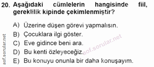 Soru 20