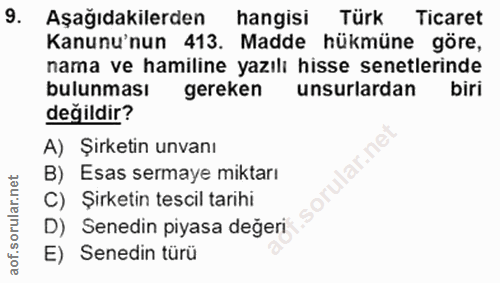 Soru 9