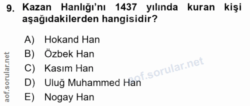 Soru 9