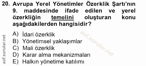 Soru 20