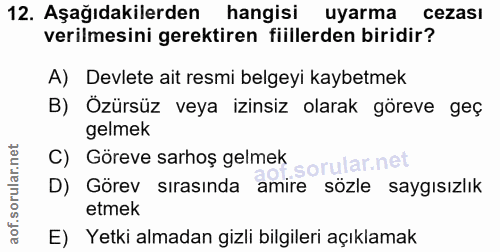 Soru 12