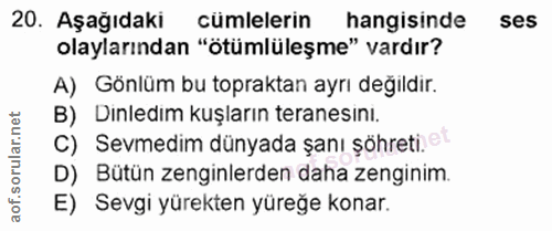 Soru 20