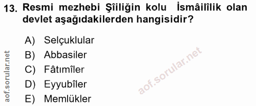 Soru 13