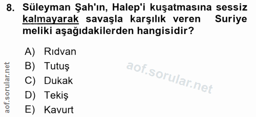Soru 8