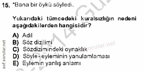Soru 15