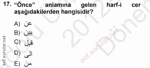 Soru 17