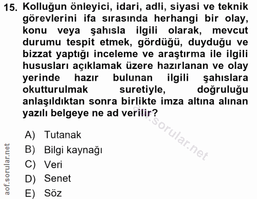Soru 15