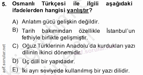 Soru 5