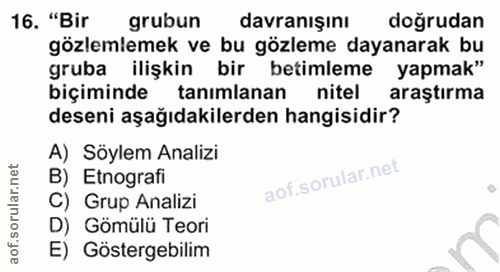 Soru 16