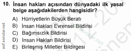 Soru 10