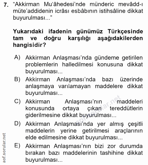 Soru 7