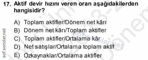 Soru 17