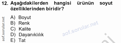 Soru 12
