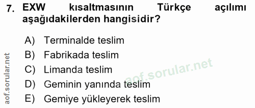 Soru 7