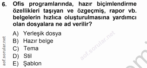 Soru 6