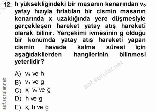 Soru 12