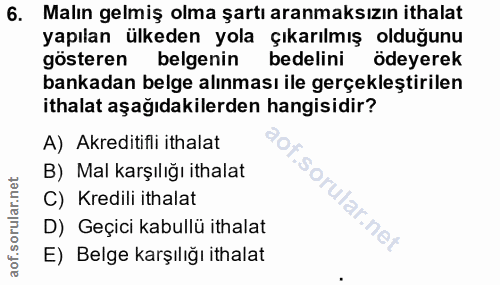 Soru 6