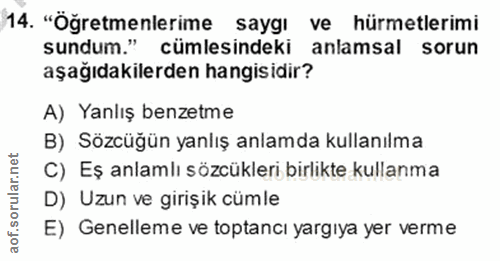 Soru 14