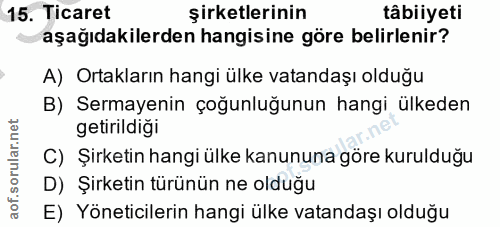 Soru 15