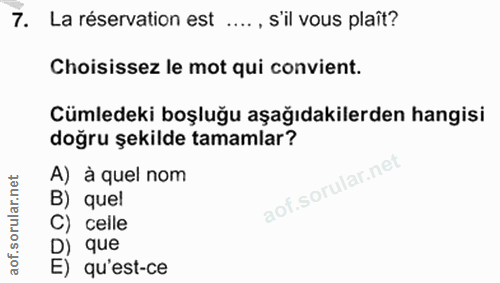 Soru 7